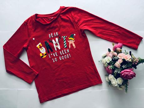 Triko vánoční motiv - v.5/6 let, tu,116