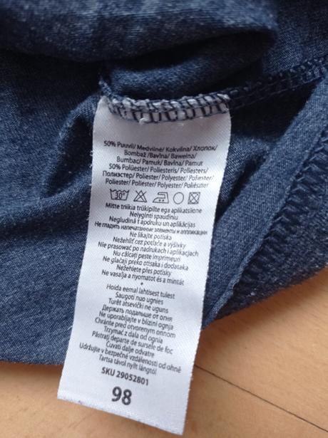 Triko dlouhý rukáv 98/104, 98