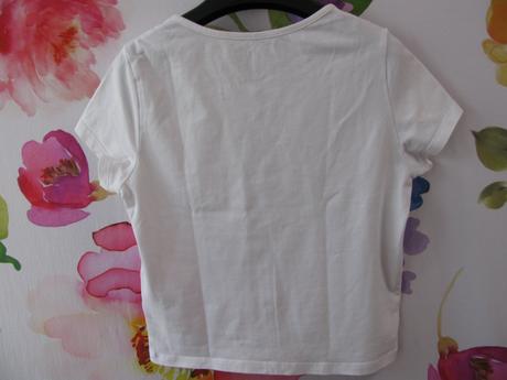 Bavlněné elastické crop top tričko h&m, h&m,164