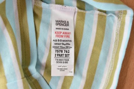 Tričko vel. 6 - 9 m, marks & spencer,74