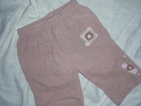 Trio krásných manžestrových kousků pro holčičku, next,68