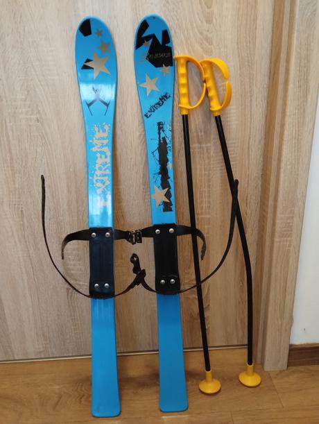 Plastové lyže 90 cm, 90-99 cm