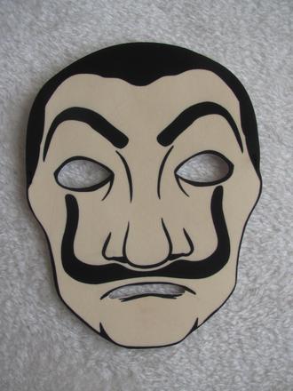 Karneval- maska,škraboška salvator dalí, 