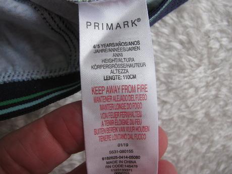 Chlapecké bavlněné barevné boxerky, primark,110