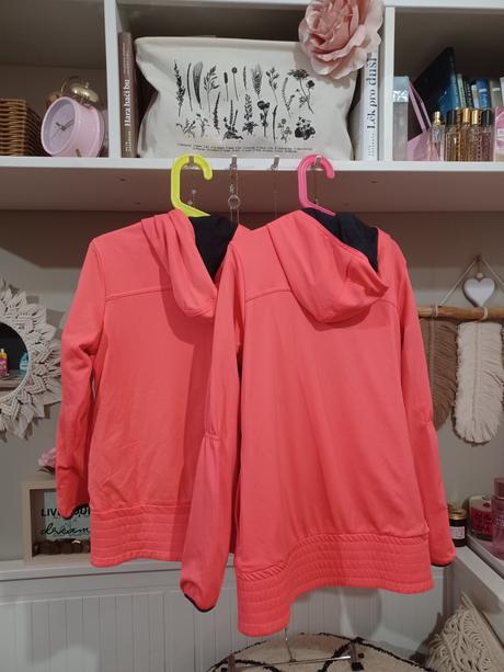 2krát neonová oboustranná bunda adidas 128 + 152, adidas,152