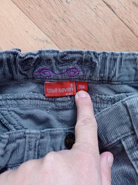 Kalhoty manšestráky 104, palomino,104