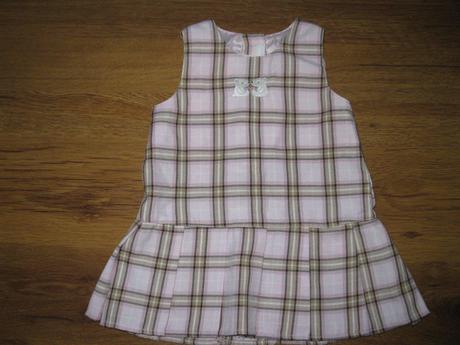 Karované šaty, h&m,68