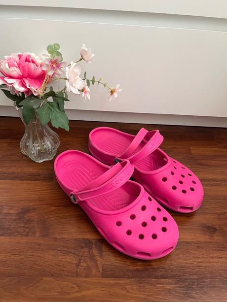 Crocs mary jane růžové w10/eu 42-43 originál, crocs,42