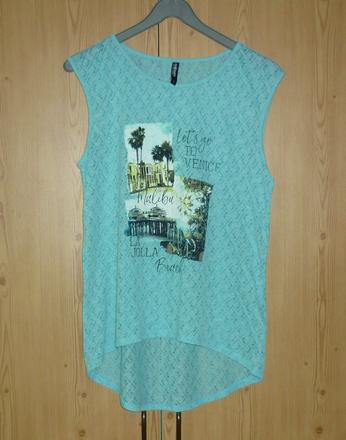 Prodám dámské tyrkysové tílko / tričko takko, takko,s