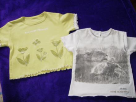 Trička pro holčičku vel.80 (1 rok), 80