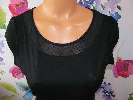 Dámská elastická černá halenka, promod,34