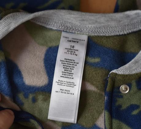 Overal vel. 18m, carter's,86