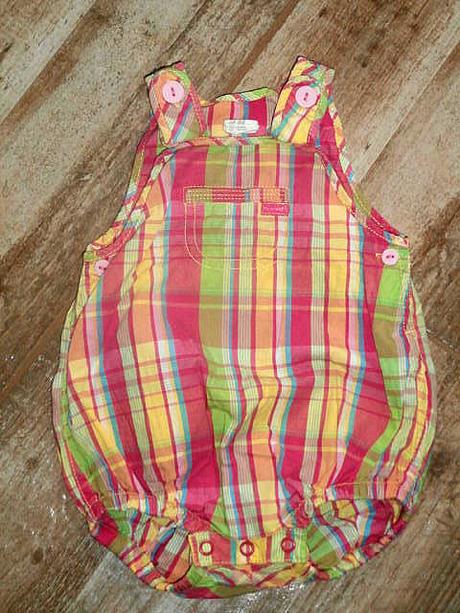 Letní plátěný overálek, h&m,62