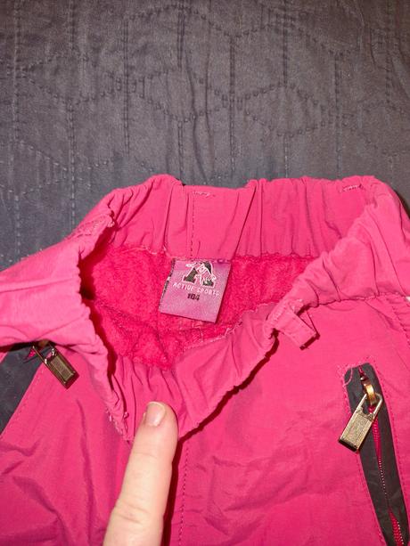 Růžové zateplené kalhoty zn. active sport vel. 104, active,104
