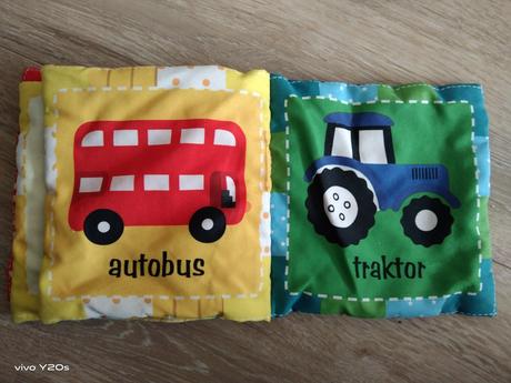 Látková knížka moje autíčka, 