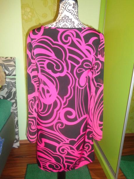 Luxusní černorůžové šaty, george,m