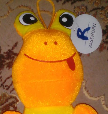 Nová plyšová žába,