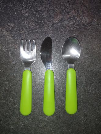 Dětský příbor tescoma bambini set 3 ks zelené,