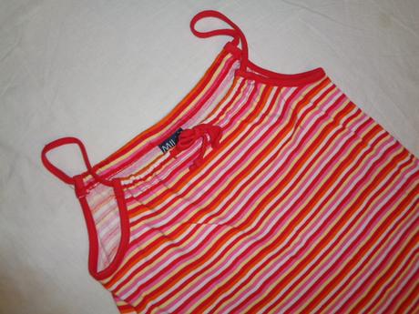 Pruhované bavlněné šaty, mills baby,140