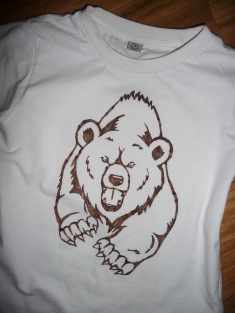 Triko tu s medvědem na 7-8let vel.128, tu,128