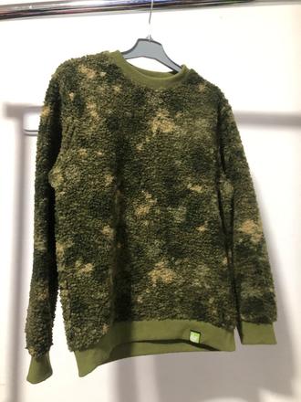 Zelená mikina s lemy, 140