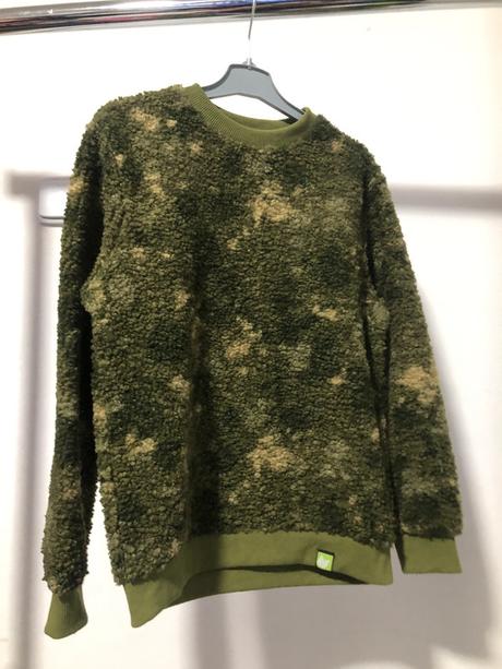 Zelená mikina s lemy, 140