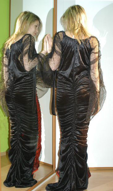 Karnevalové šaty zlá královna,čertice,čarodějnice,