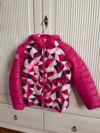 Dívčí zimní bunda zn. jack wolfskin vel. 140, jack wolfskin,140