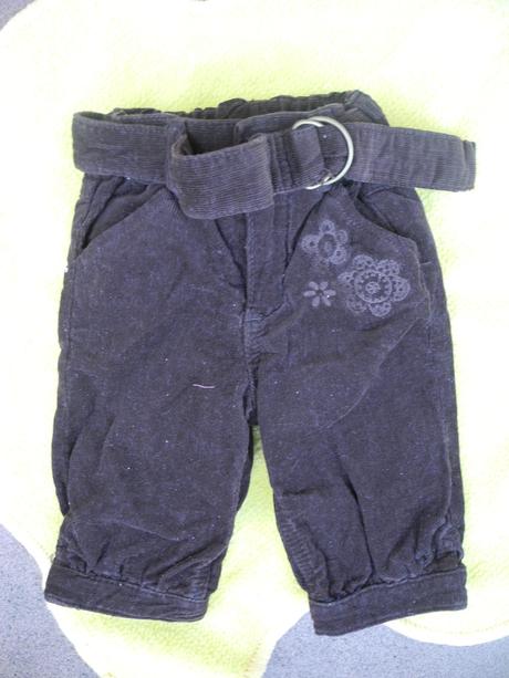 Podšité manšestráky, h&m,62