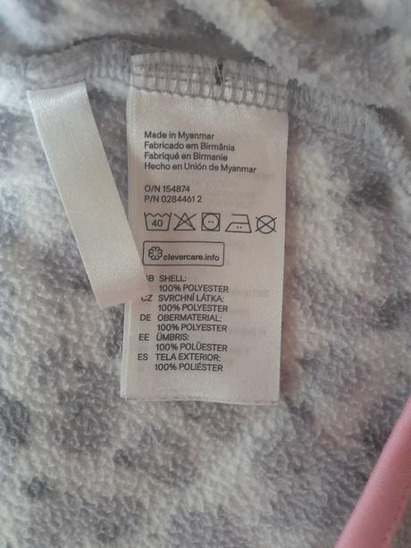 .ikrofleesova mikina,h&m, vel 134/140, h&m,140