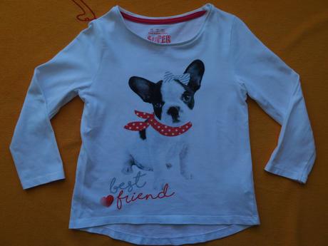 Tričko s buldočkem, f&f,104