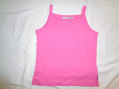 Krásné růžové elastické letní tílko, h&m,128