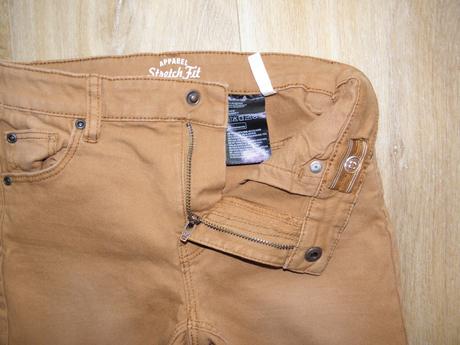 Chlapecké hnědé rifle / džíny zn. h&m vel.134, h&m,134