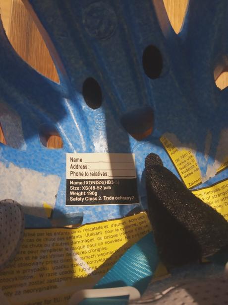 Cyklistická helma xs, xs