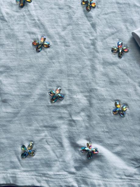 Triko bílé s kamínky zn. next - v.10 let, next,140