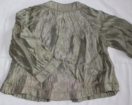 Va60 sváteční třpytivé bolerko/kabátek 9-10 let, next,140