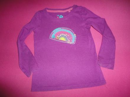 Hezké triko s duhou next, vel. 98/104, next,98
