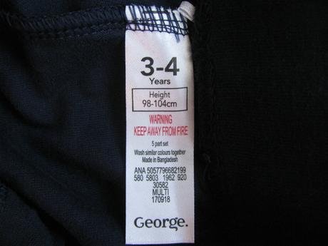 Letní tmavě modré bavlněné šortky, george,104