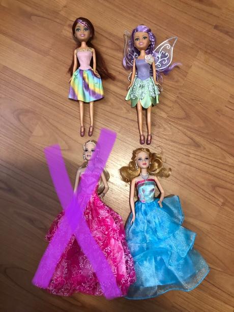 3x panenky typu barbie,