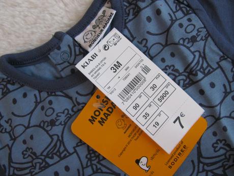 Bavlněné modré tričko - mr.men, 62