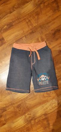 Chlapecké bavlněné kraťasy 122 pirát, 122