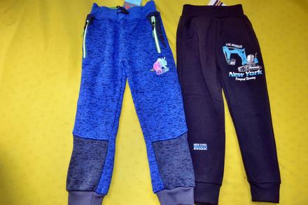 2x tepláky kugo s ještěrem,bagrem,oteplené,v.104, kugo,104