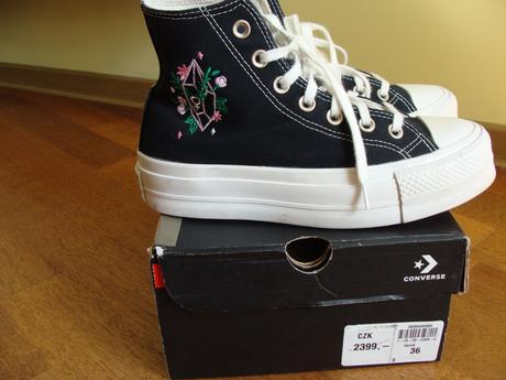 Plátěné vysoké tenisky converse, velikost 36, converse,36