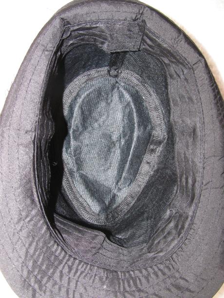 Karnevalový černý klobouk, unisex,