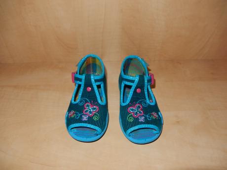 Papučky/bačkůrky befado s motýlkem, befado,21