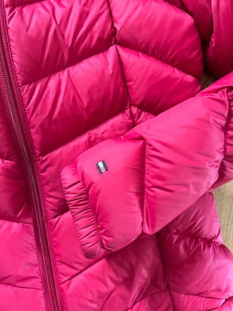 Krásná, teplá, lehká péřová bunda th, tommy hilfiger,s