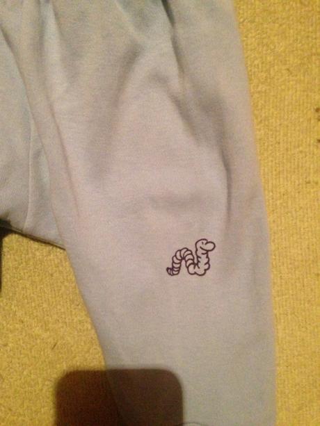 Dětské tepláky - tepláčky červ - červík, 62