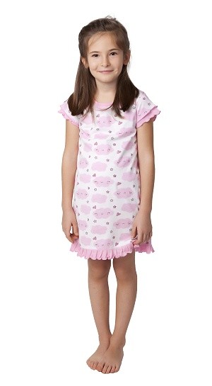 Dívčí noční košilka, český výrobce, 128