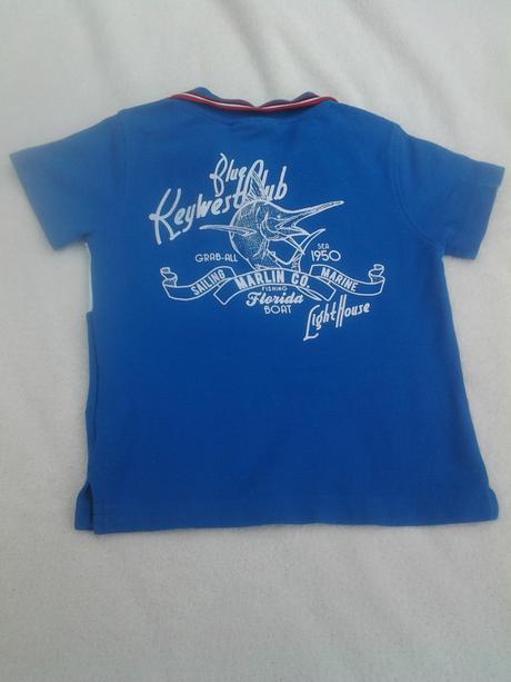 Polotricko triko s efektem košile 92/98, 92