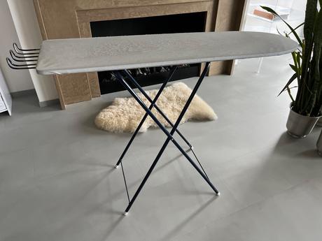 Žehlící prkno kov dřevo nastavitelná výška,